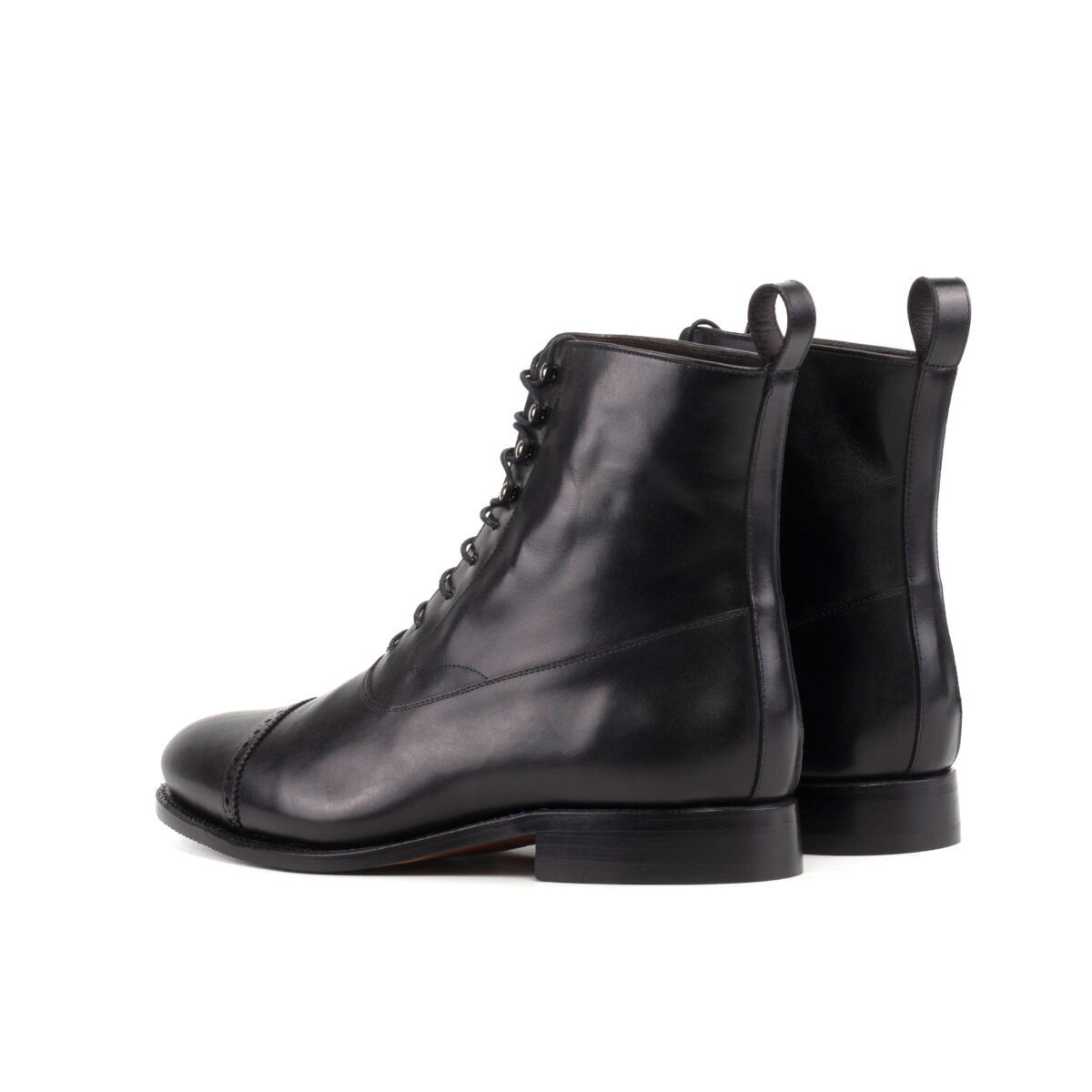 Men's 48HR MKC Rush Balmoral Boots in Black Calf