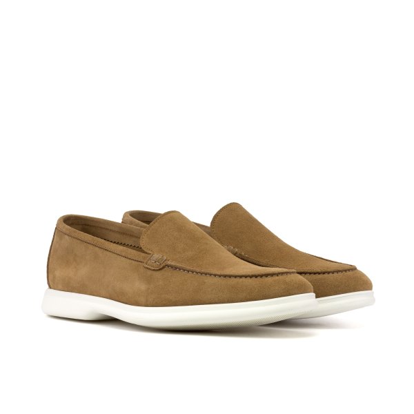 LP1 Custom Casual Loafer in Sand Suede