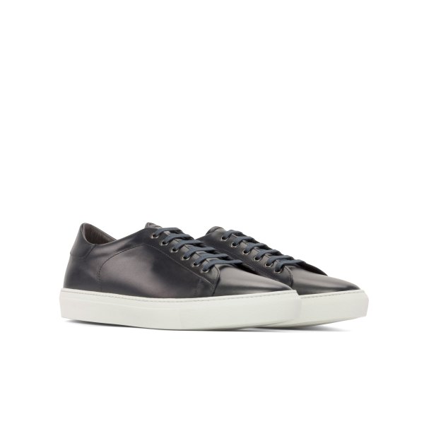 Men's Coupe-Bas Sneakers Black and White