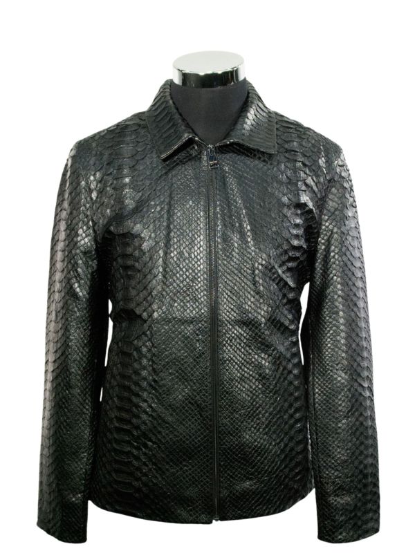 Mens Black Hendrix Python Jacket
